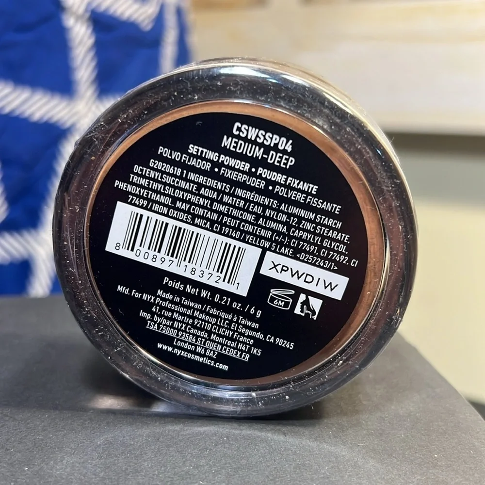 NYX Professional Makeup Can’t Stop Won’t Stop Setting Powder • Medium Deep